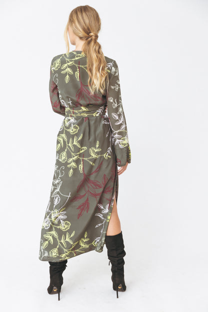 Silk Print Kaftan