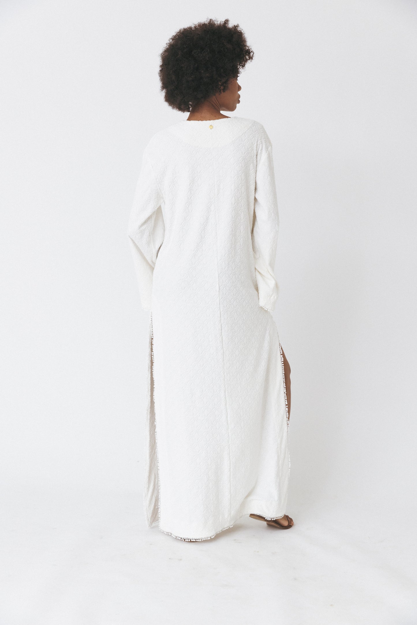 Cotton Terry Jacquard Kaftan